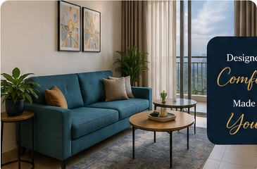 Comfortable furnished living space
